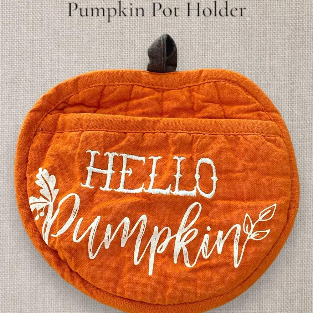 Fall Pumpkin Pot Holder